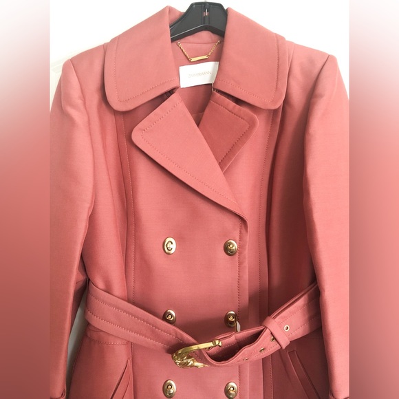 ZIMMERMANN Wool-blend trench coat - Picture 8 of 16